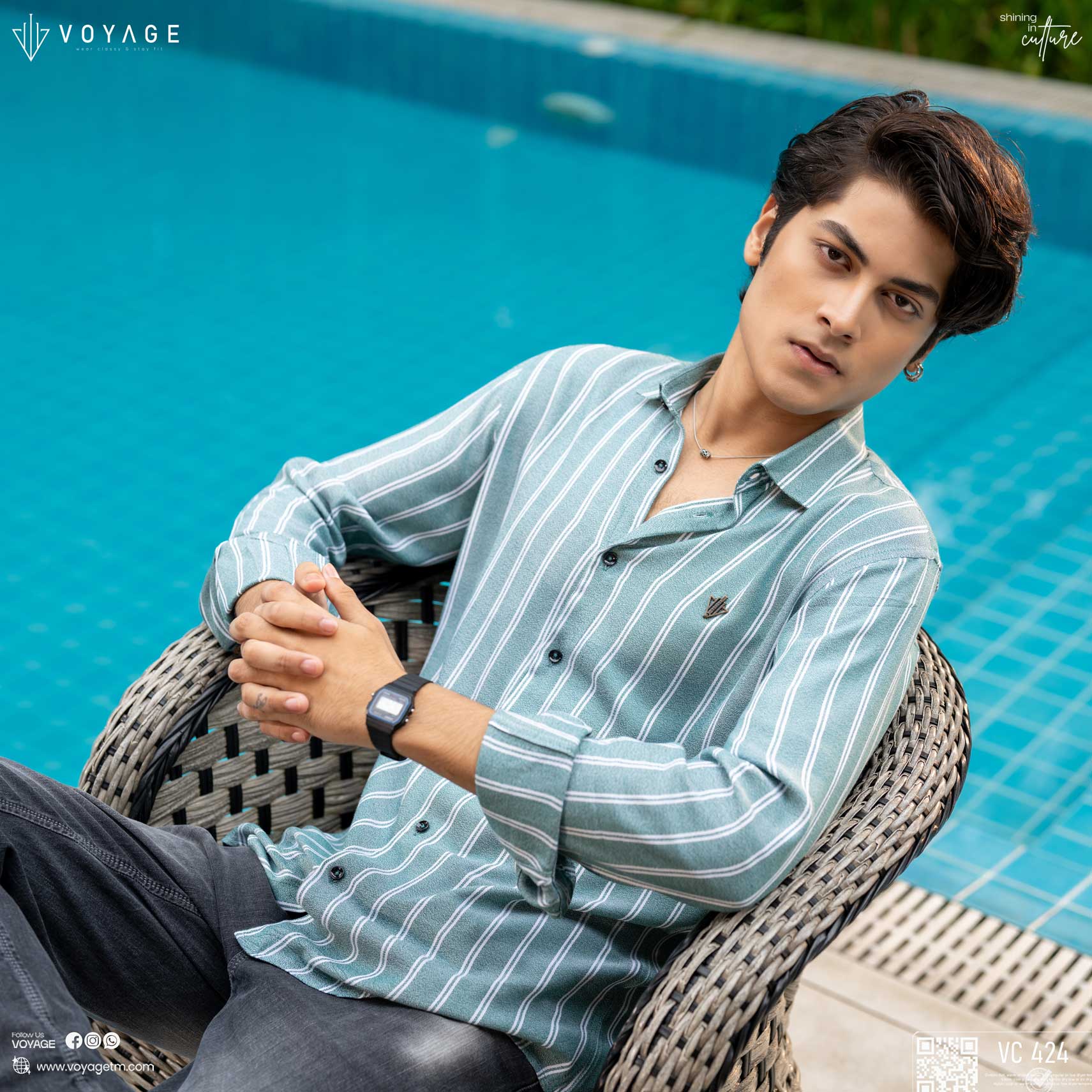 VOYAGE CHECKED SHIRT